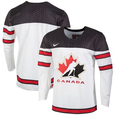 team canada nike new white replica jersey|nike white canada women's jersey.